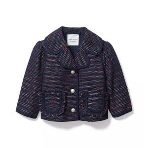 Janie and Jack Girls Size 7 Blooming Fields NWT Tweed Blazer Jacket